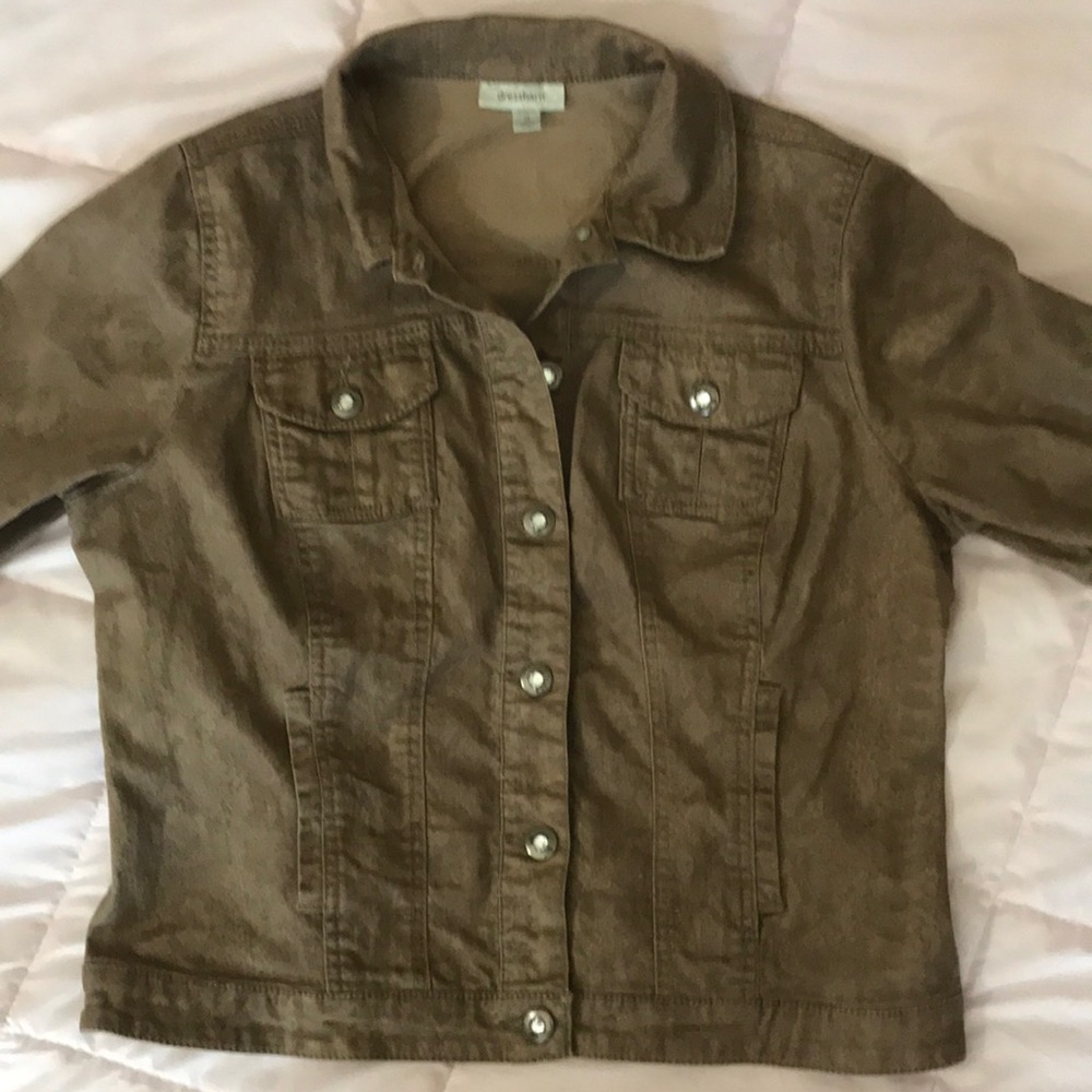 Dress Barn Brown Jean Jacket